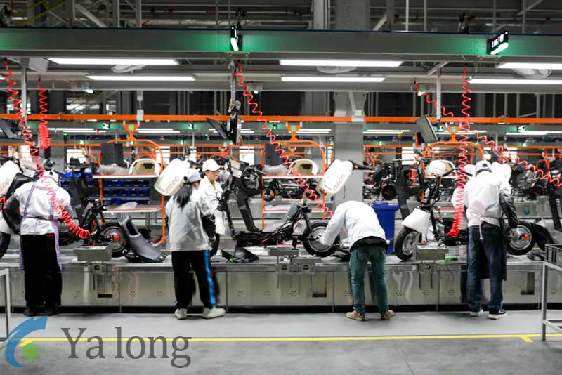 Electric bicycle assembly line