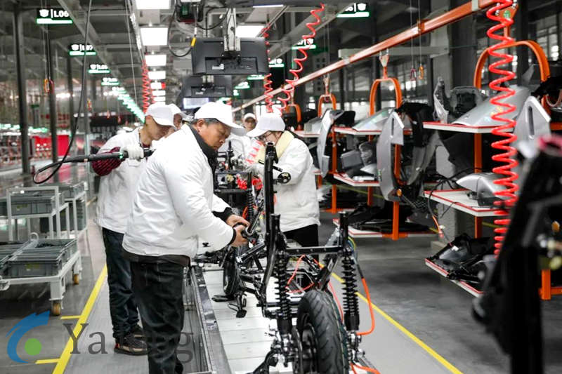 Electric bicycle assembly line