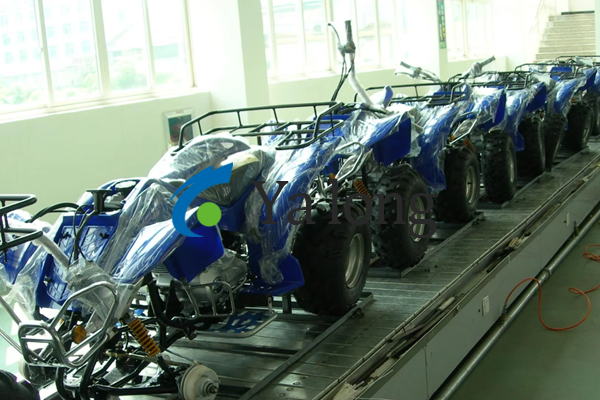 mountain bike assembly line